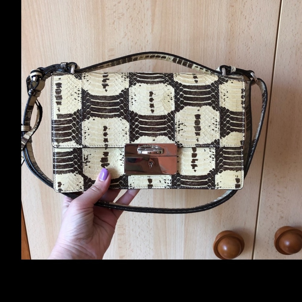 Salvatore Ferragamo Aileen Python Bag - image 6